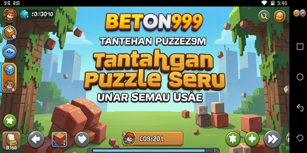 Tampilan gameplay BETON999 dengan berbagai teka-teki menantang.