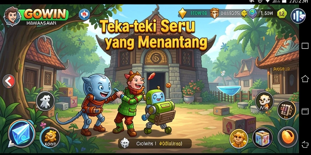 GOWIN menampilkan gameplay Puzzle yang mengasyikkan dan menantang.