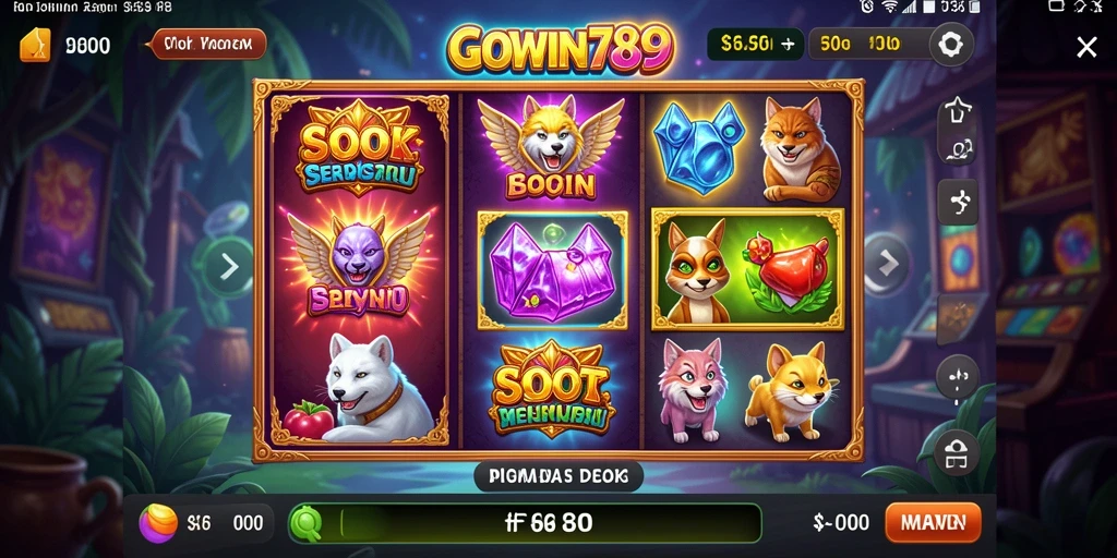 Tampilan menarik dalam gameplay GOWIN789 dengan berbagai fitur slot