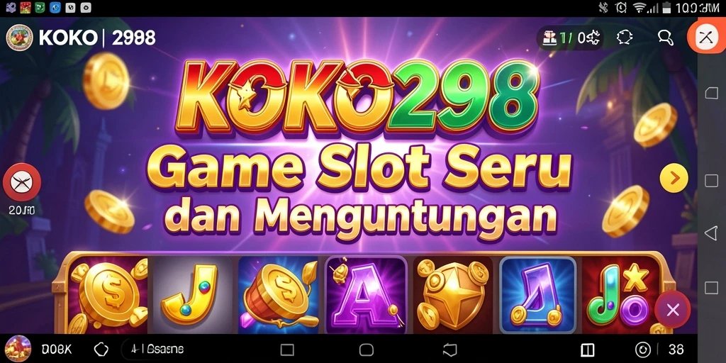 Tampilan screenshot KOKO288 menampilkan gameplay yang seru dan interaktif.