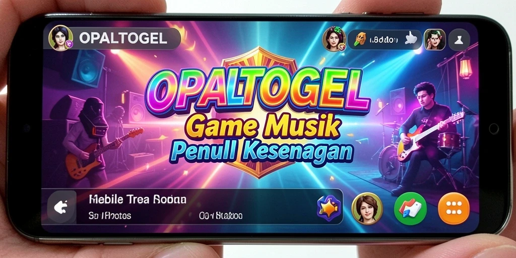 Tampilan gameplay OPALTOGEL yang menyenangkan dengan musik dan tantangan.