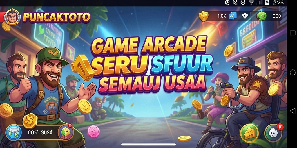 Tangkapan layar gameplay PUNCAKTOTO menampilkan aksinya yang cepat dan seru.