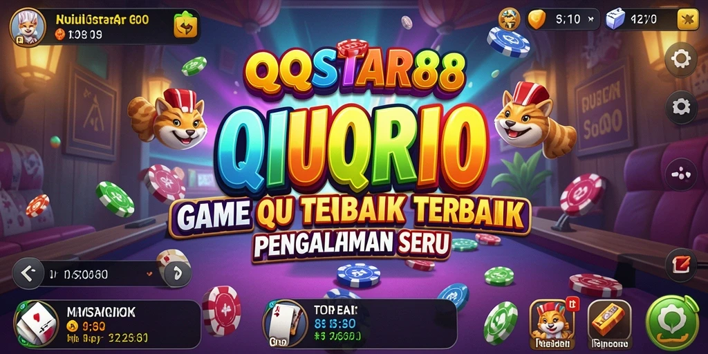 Screenshot gameplay QQSTAR88 yang menampilkan aksi seru QiuQiu.