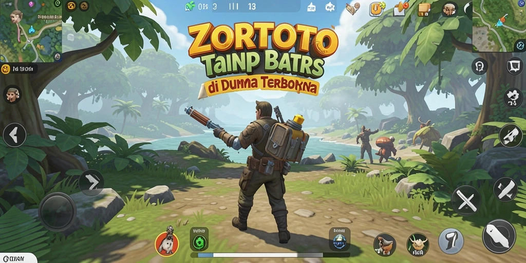 Tangkapan layar ZORTOTO menampilkan gameplay seru di dunia terbuka.