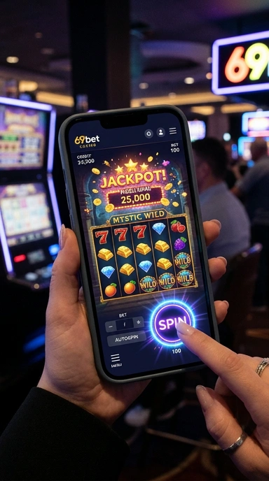 Tampilan antarmuka aplikasi 69bet yang menarik dan mudah digunakan.